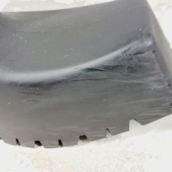 New Balenciaga Trooper Black Rubber Square Toe Rain Boots F741 - Picture 13 of 14